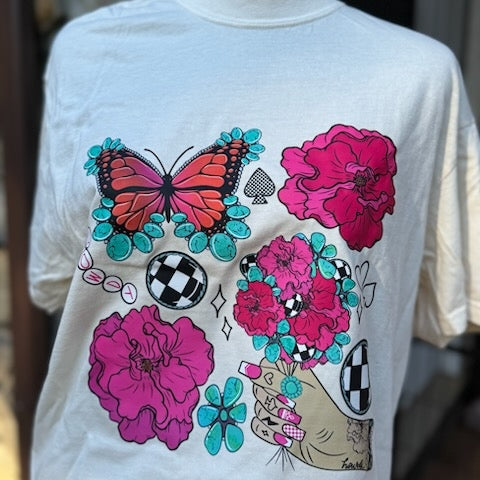 Butterflies And Roses