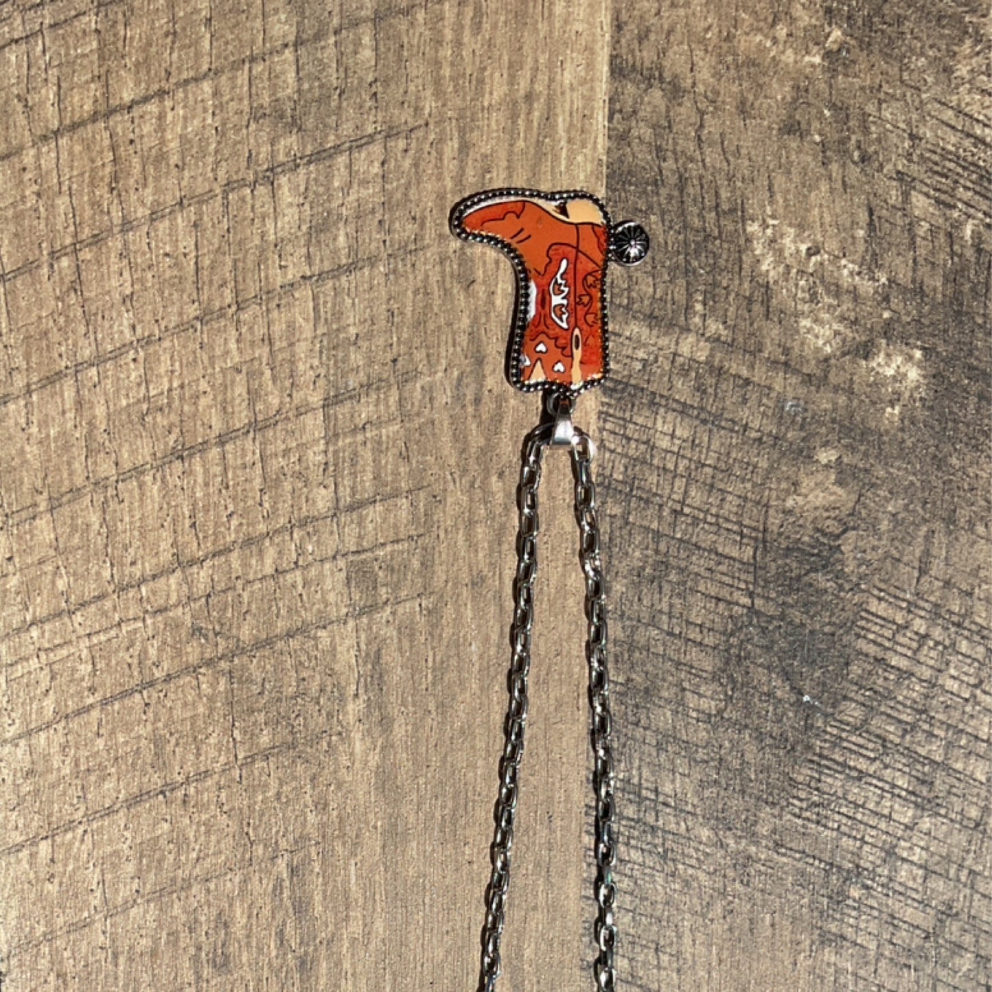Cowboy Boot Necklace