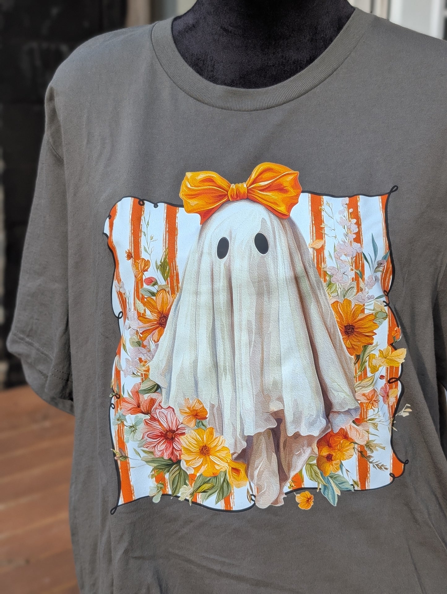 Floral Ghost Graphic Tee