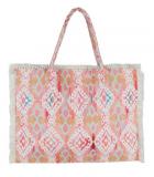 Coral Handbag Beach Tote