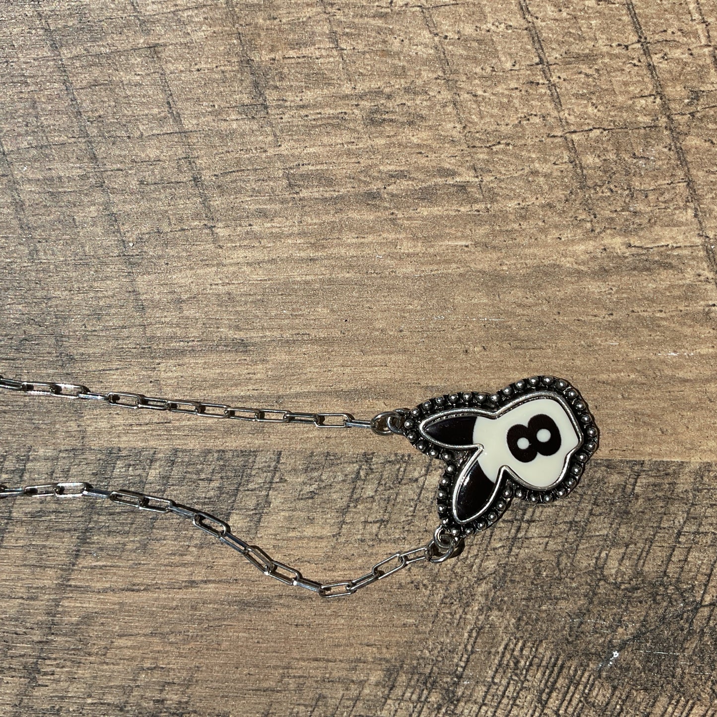 Playboy Eight ball Necklace