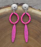 Pink Dangle Earrings