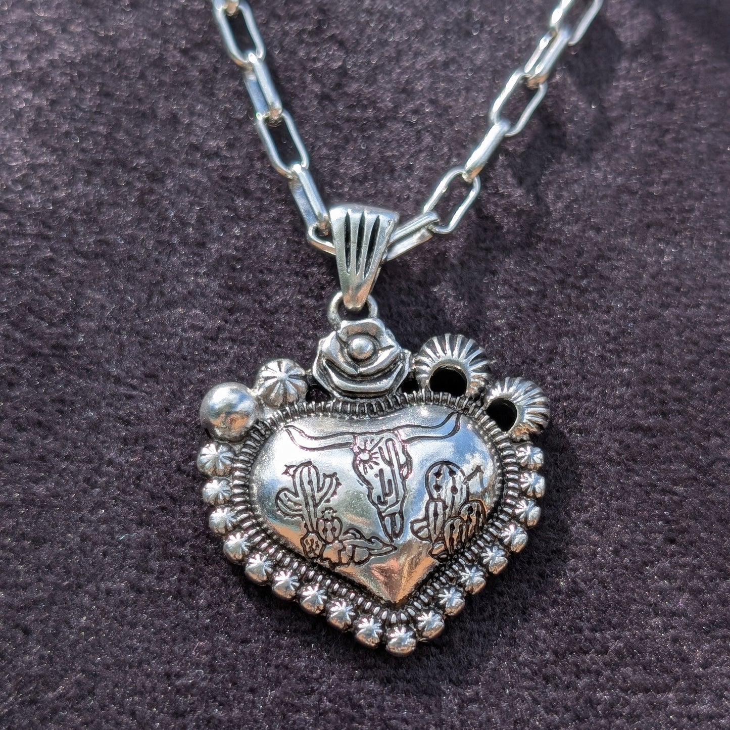Silver Desert Necklace