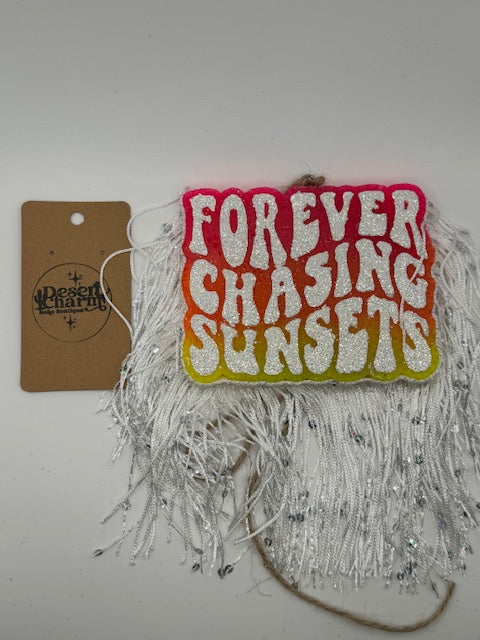 Forever Chasing Sunsets Freshie