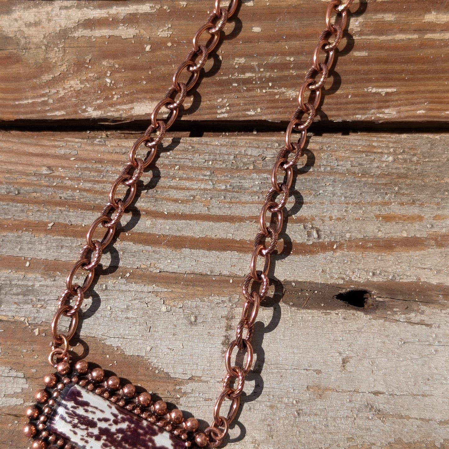 Brown Bar Necklace