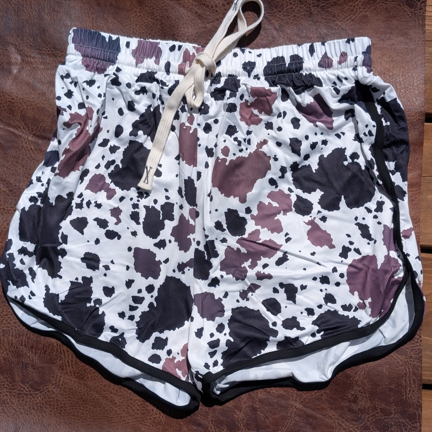 Cow Print Shorts