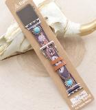 Tooled Turquoise Stone Watchband