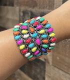 Multicolored Stone Bracelet