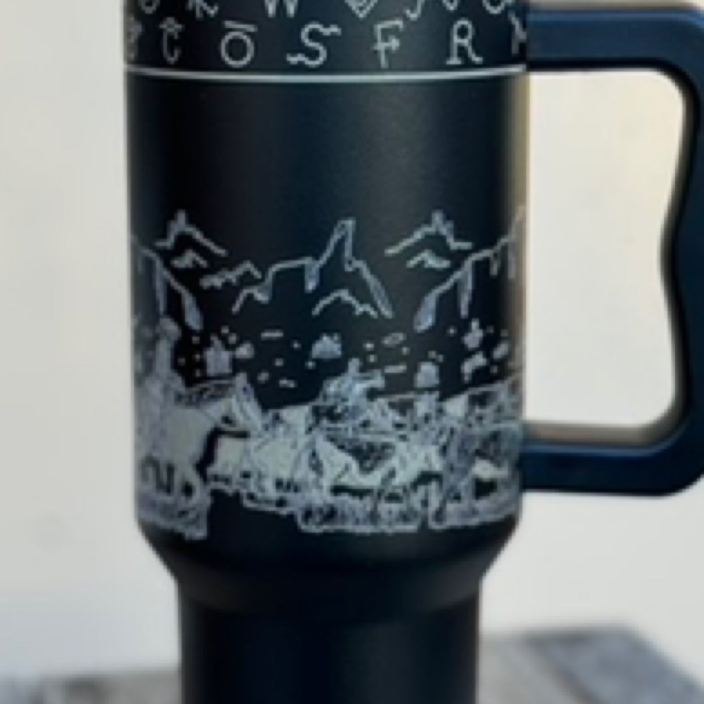 Black Cattle Drive Tumbler