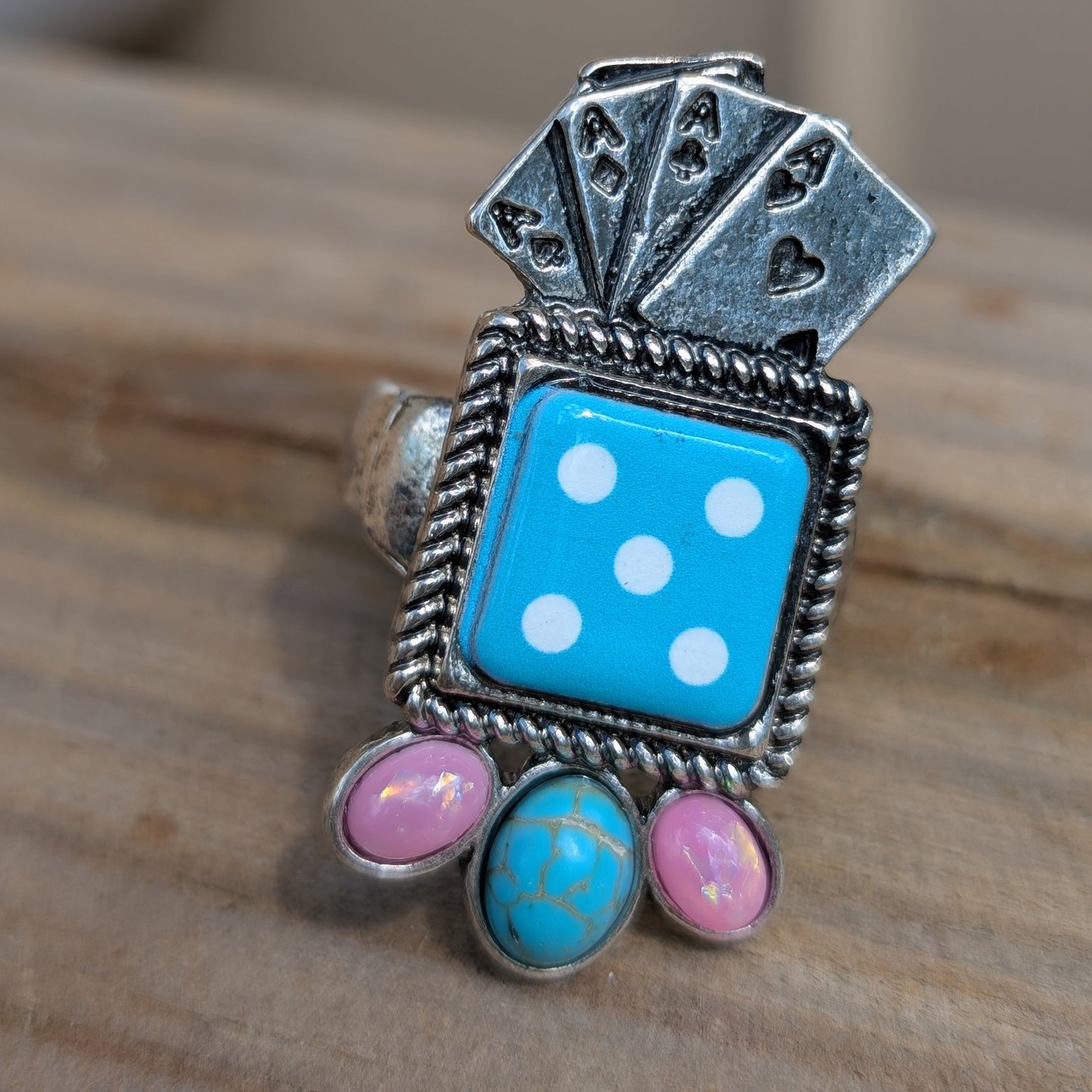 Dice Card Ring