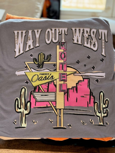 Way Out West Motel Graphic Tshirt