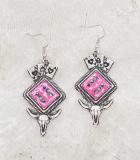 Pink with Cards Earrings