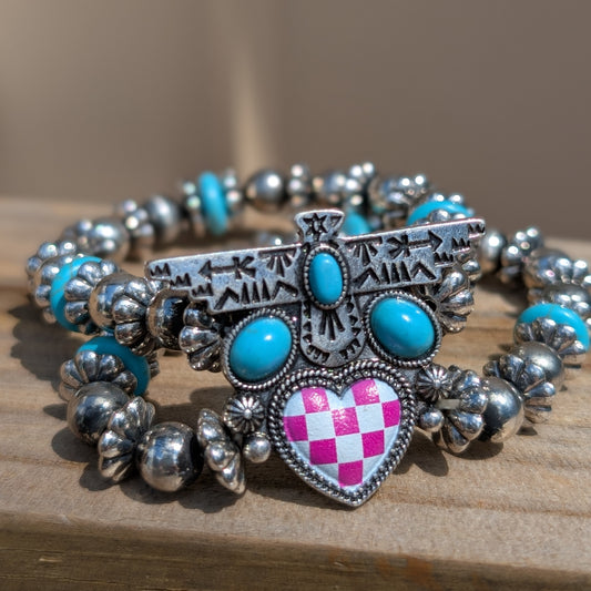 Thunderbird Heart Bracelet