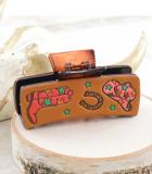 Horse Tooled Hair Clip
