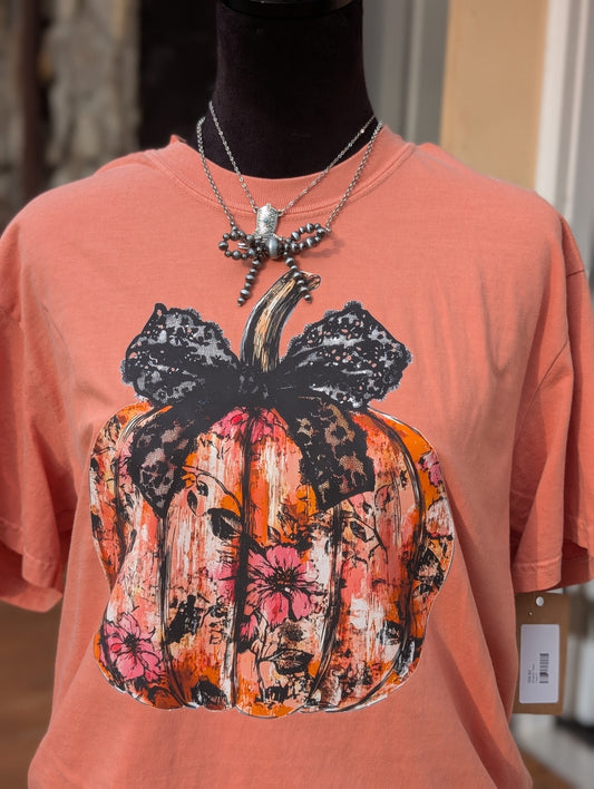 Lace Pumpkin Graphic Tee