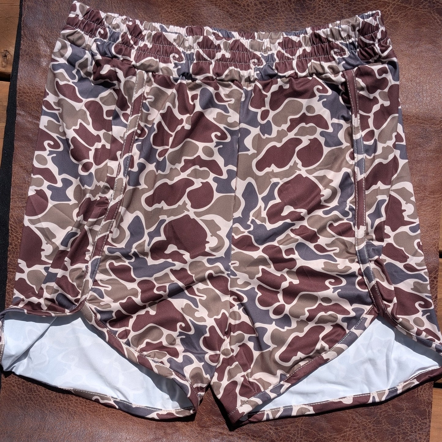 Brown Camo Shorts