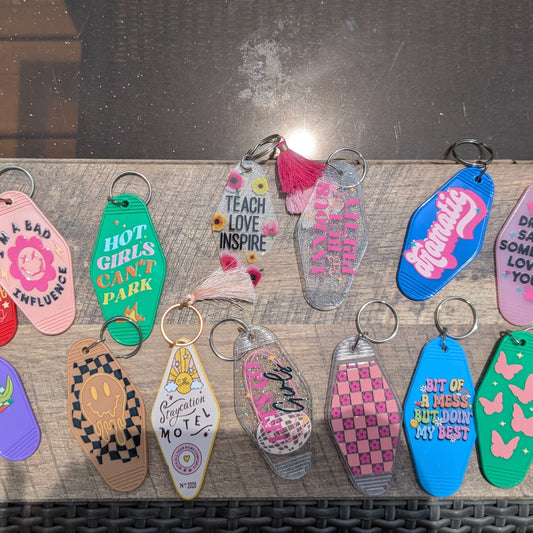 Motel Keychains
