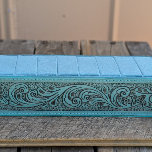 Turquoise Tooled Ring Holder