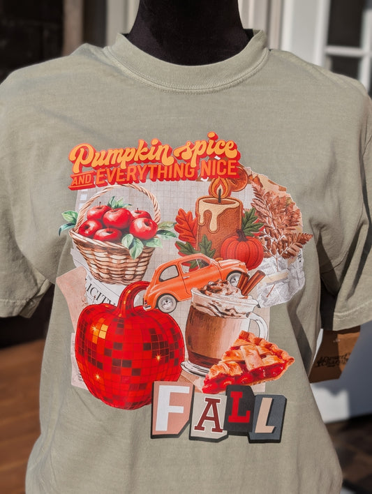 Pumpkin Spice and Everything Nice Graphic Tee