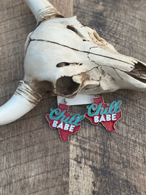 Chill Babe Texas Earrings