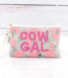 Cow Gal Seeded Coin Purse