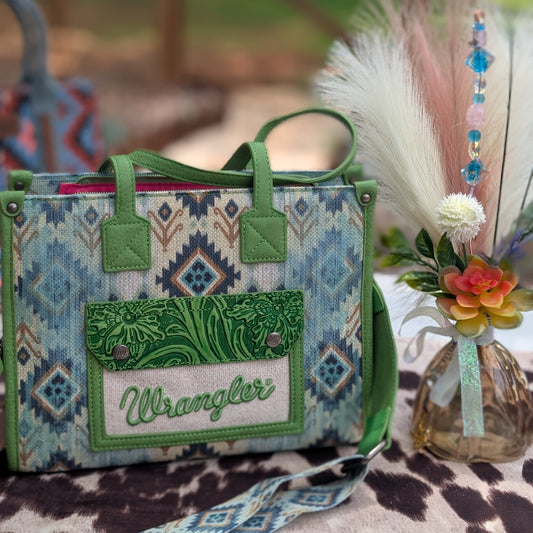 Wrangler Lime Green Aztec