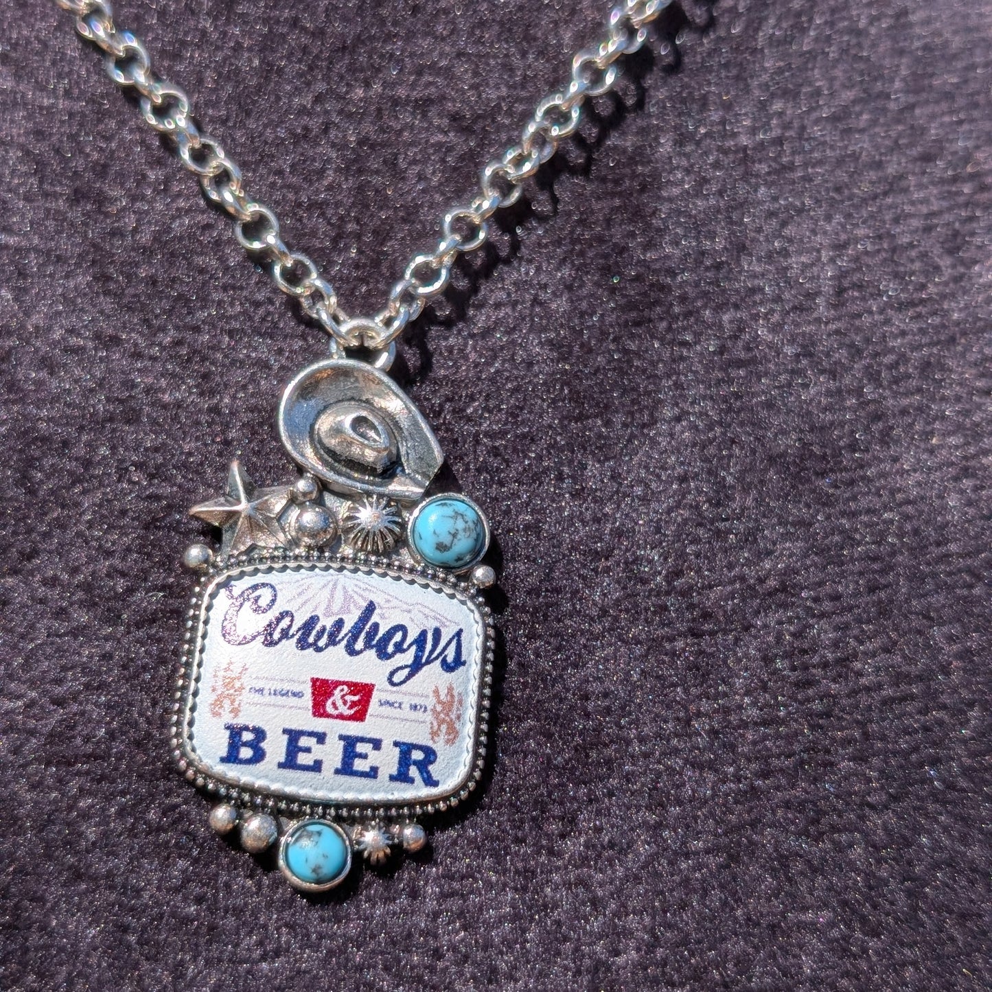 Cowboys & Beer Necklace