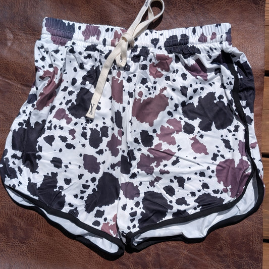 Cow Print Shorts