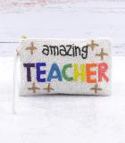 Amazing Teacher Seeded Coin Purse