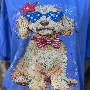 Golendoodle Fourth Of July