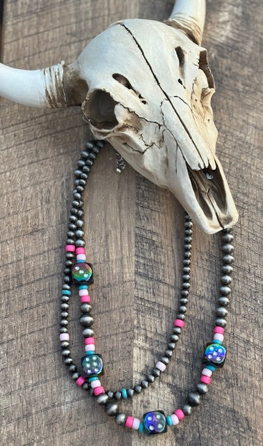 2 Layered Dice Navajo Pearls