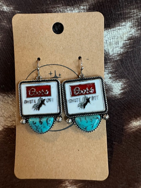 Coors Chute Out Earrings