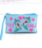 Boots with Yee Haw Seeded Coin Purse