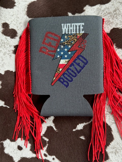 Red White & Boozed Koozie