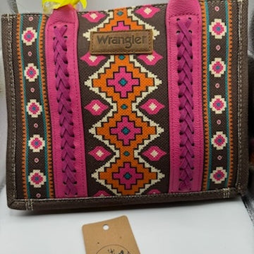 Pink Aztec Wrangler Purse