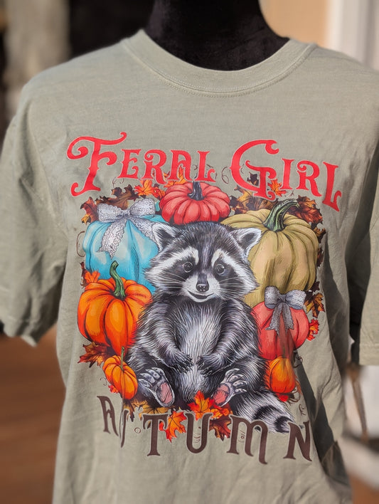 Feral Girl Autumn Graphic Tee