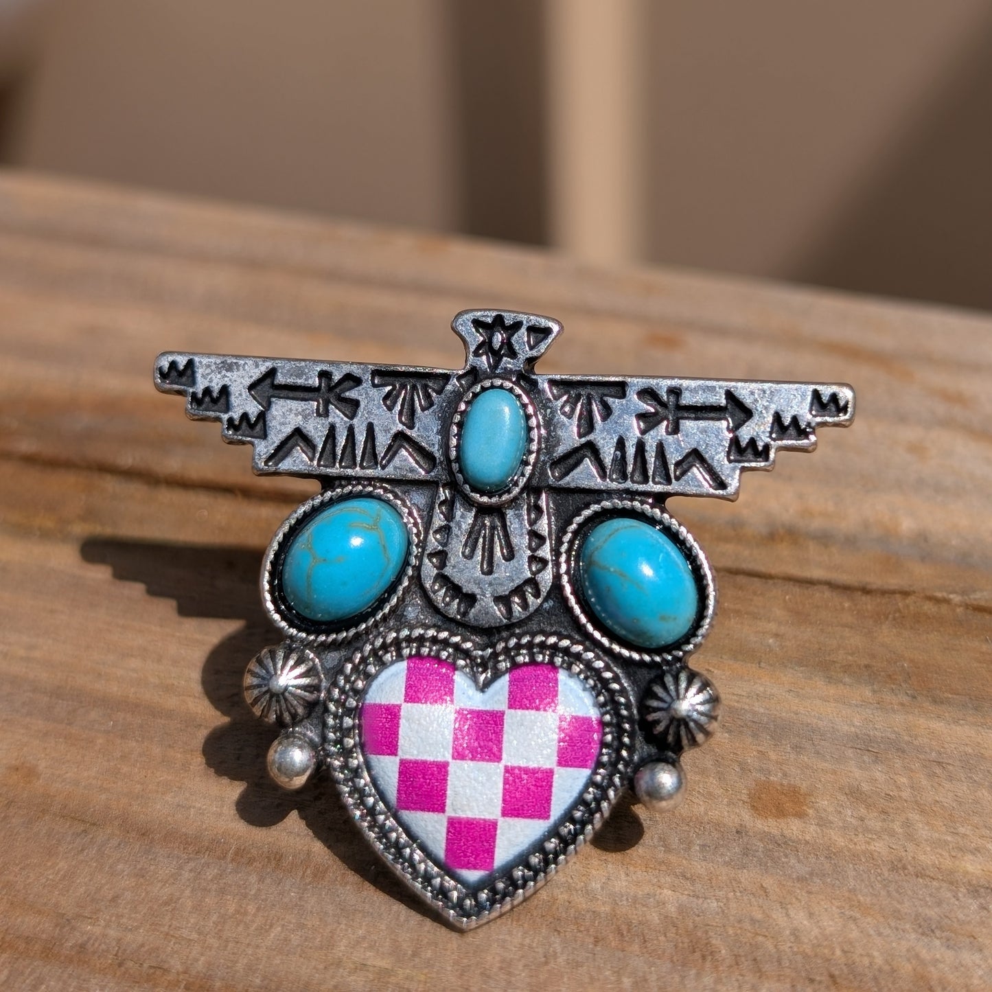 Thunderbird Heart Ring
