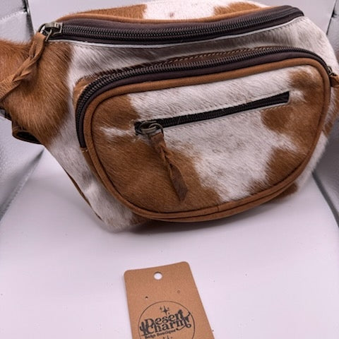 Cowhide Fanny Pack Bum Bag