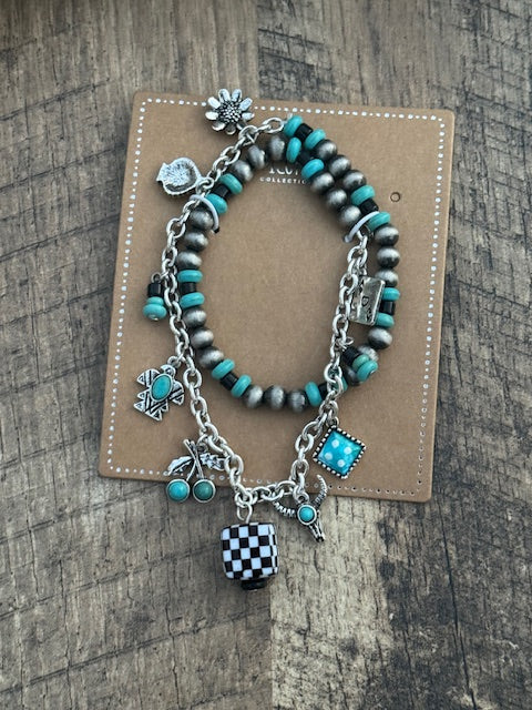 Dice Charm Bracelet